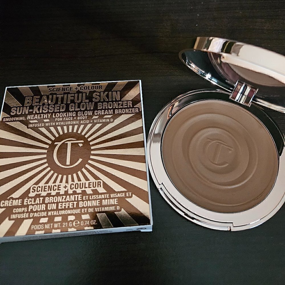 Charlotte Tilbury BEAUTIFUL SKIN SUN-KISSED GLOW BRONZER in 1 Fair (NIB)